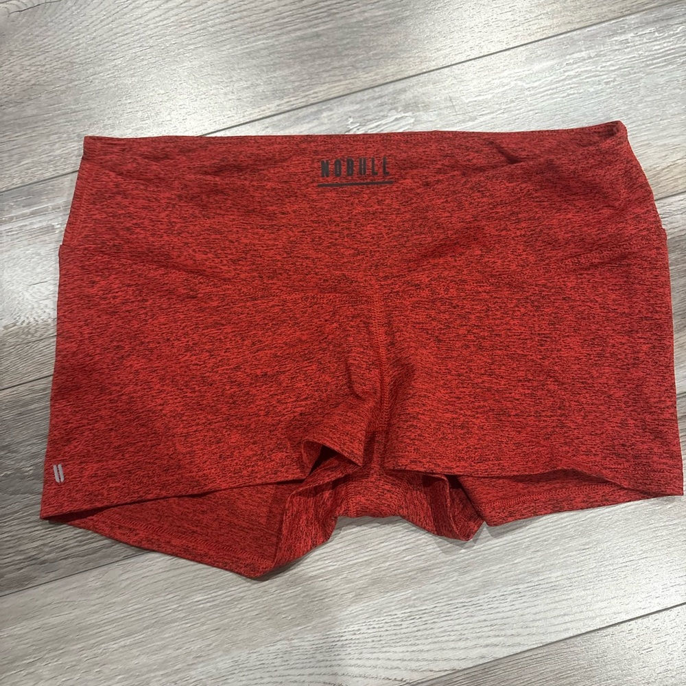 NOBULL Red Athletic Women's Shorts